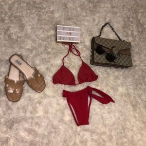 Red bikini